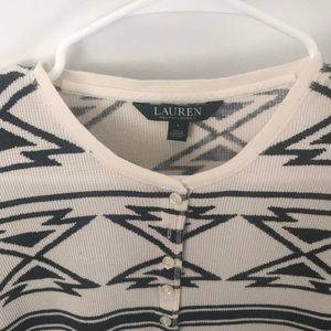Lauren long sleeve thermal shirt